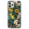 Husa iPhone 14 Pro, Silicon Premium, FLOWERS - YELLOW